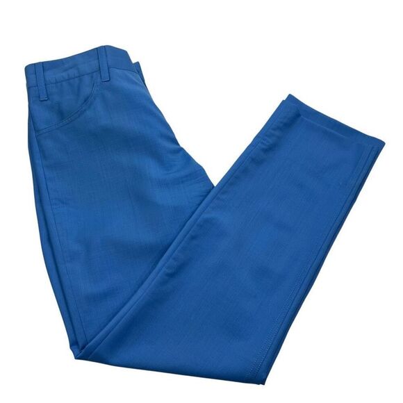 Prada Light Cotton Women's Blue Dress or Casual Pants Size US 8-10 - Picture 2 of 11